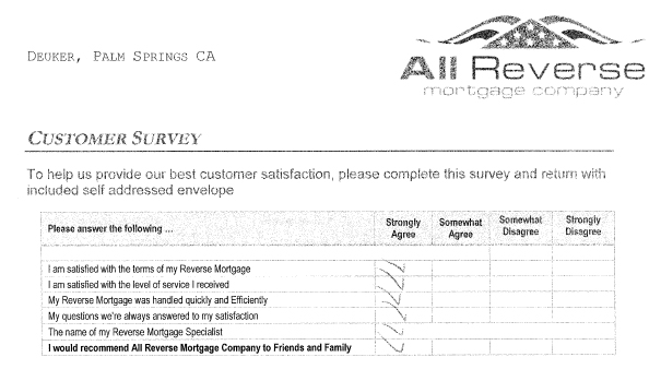 Reverse Mortgage in City of Orange California